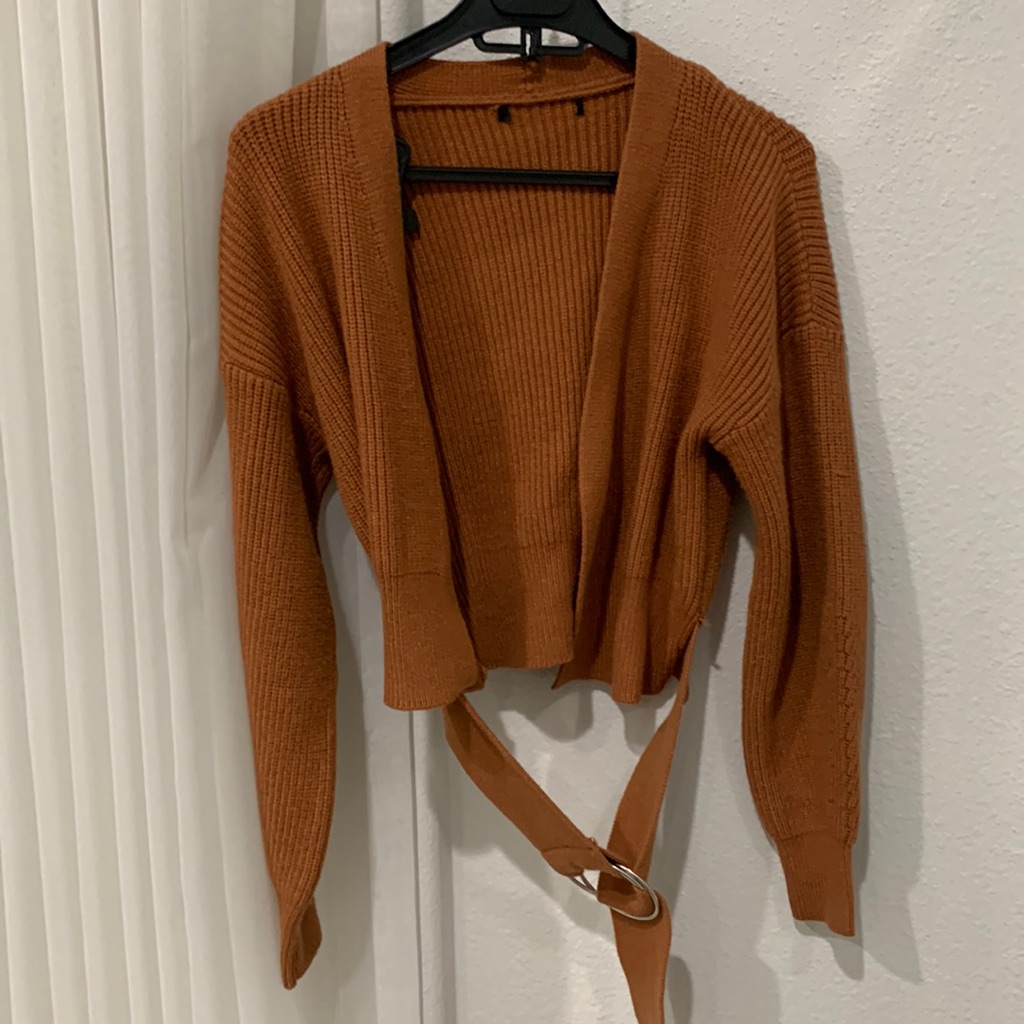 Brown Rustic Cardigan